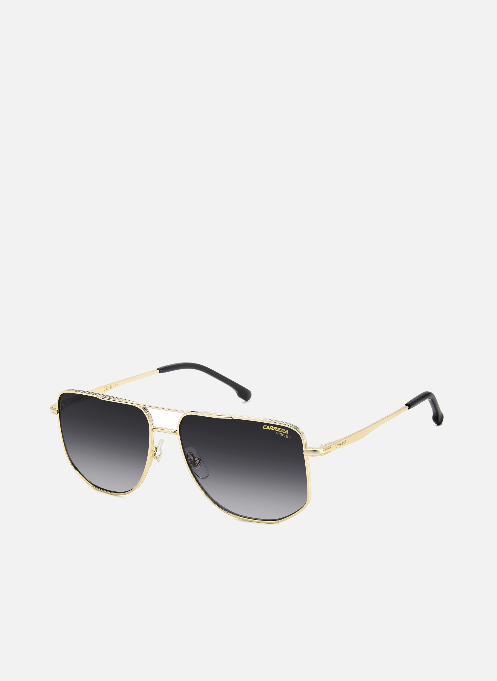 Lunettes de soleil homme or et bronze Carrera Lunettes de soleil homme or et bronze Or