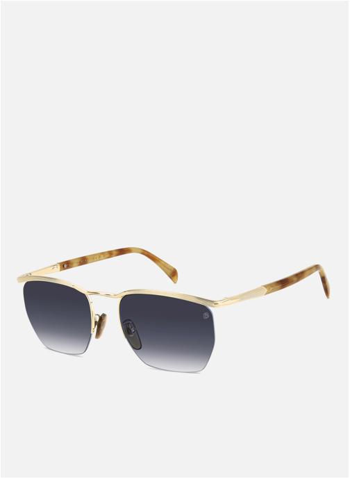 David Beckham Lunettes de soleil homme or et bronze
