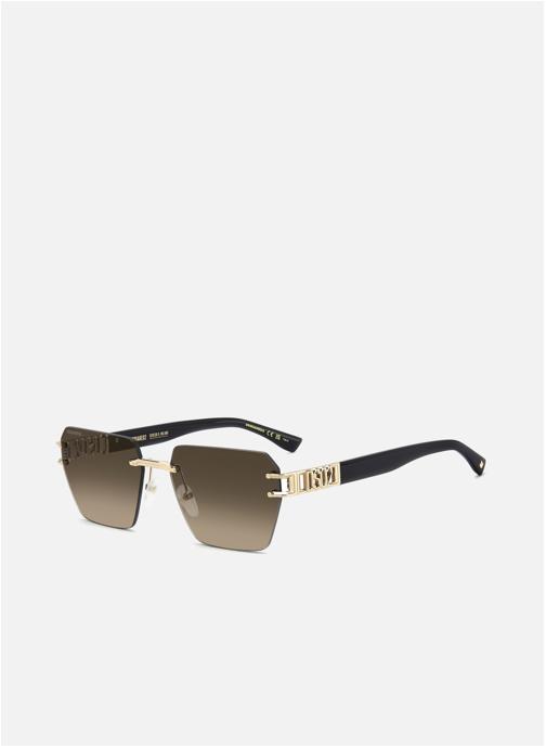 Dsquared2 Lunettes de soleil homme or et bronze
