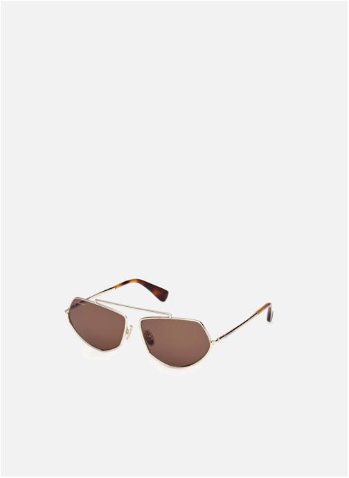 Max Mara Lunettes de soleil femme or et bronze