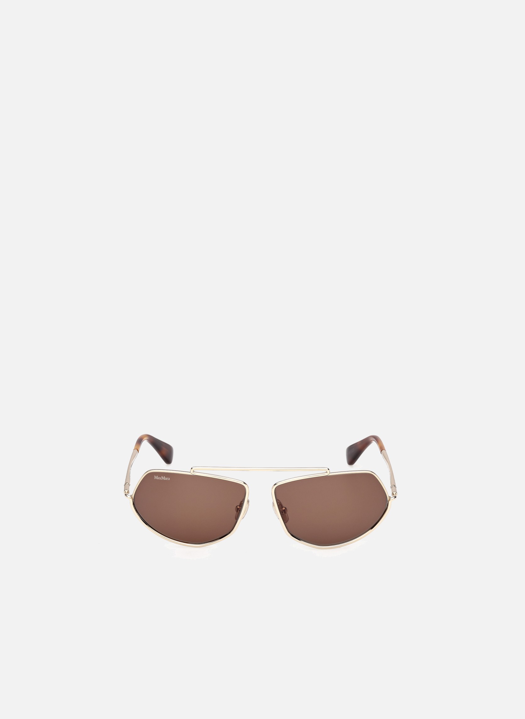 Lunettes de soleil femme or et bronze Max Mara Lunettes de soleil femme or et bronze Or