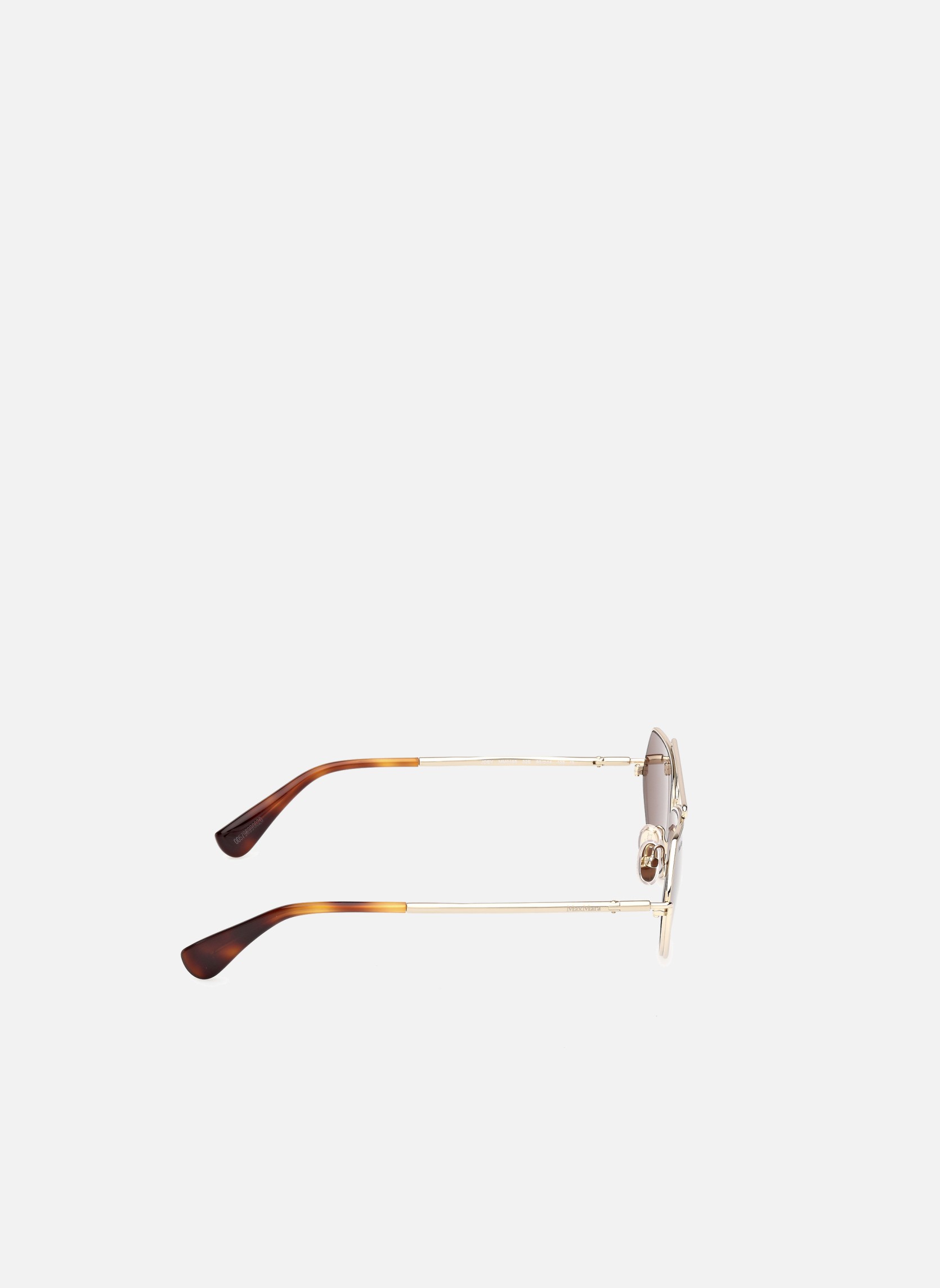 Lunettes de soleil femme or et bronze Max Mara Lunettes de soleil femme or et bronze Or