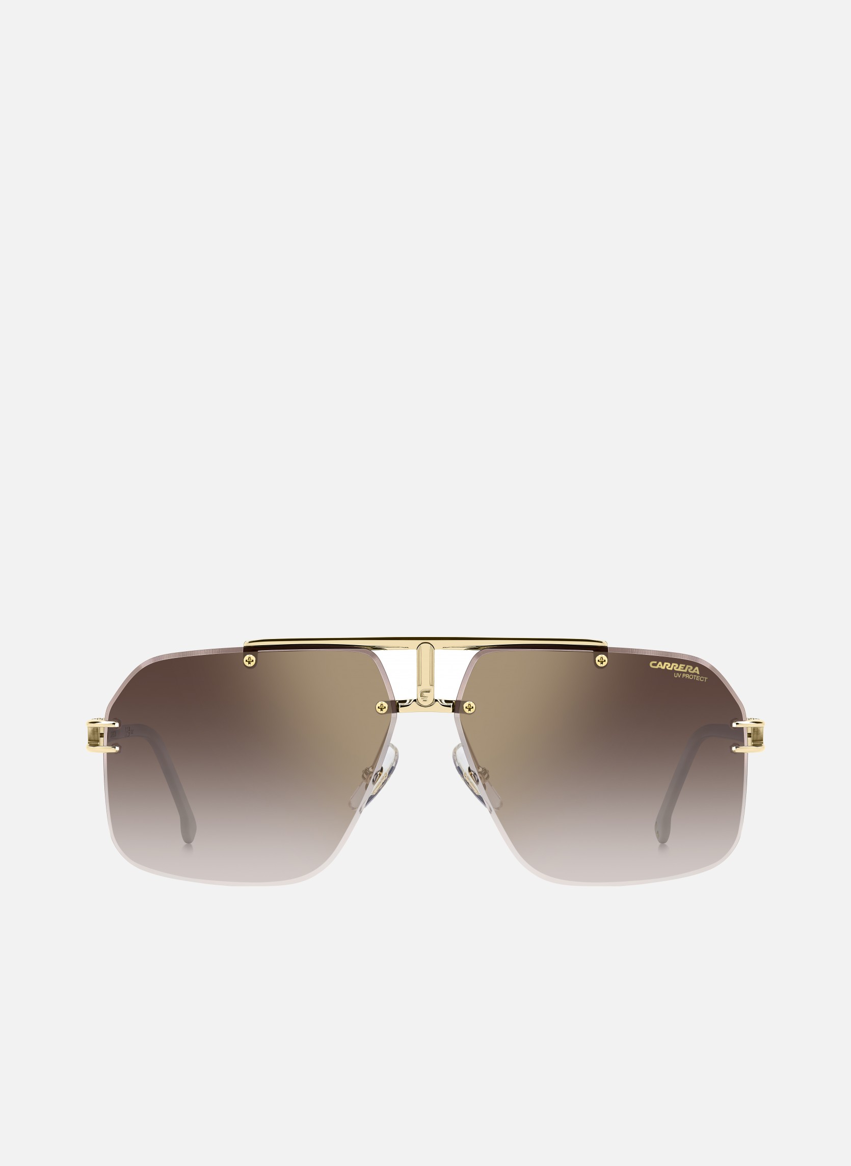 Lunettes de soleil homme or et bronze Carrera Lunettes de soleil homme or et bronze Or