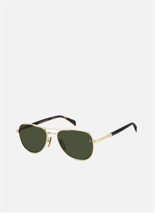 David Beckham Lunettes de soleil homme or et bronze