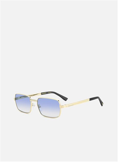 Dsquared2 Lunettes de soleil homme or et bronze