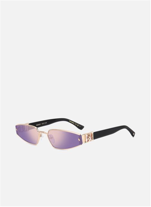 Dsquared2 Lunettes de soleil femme or et bronze