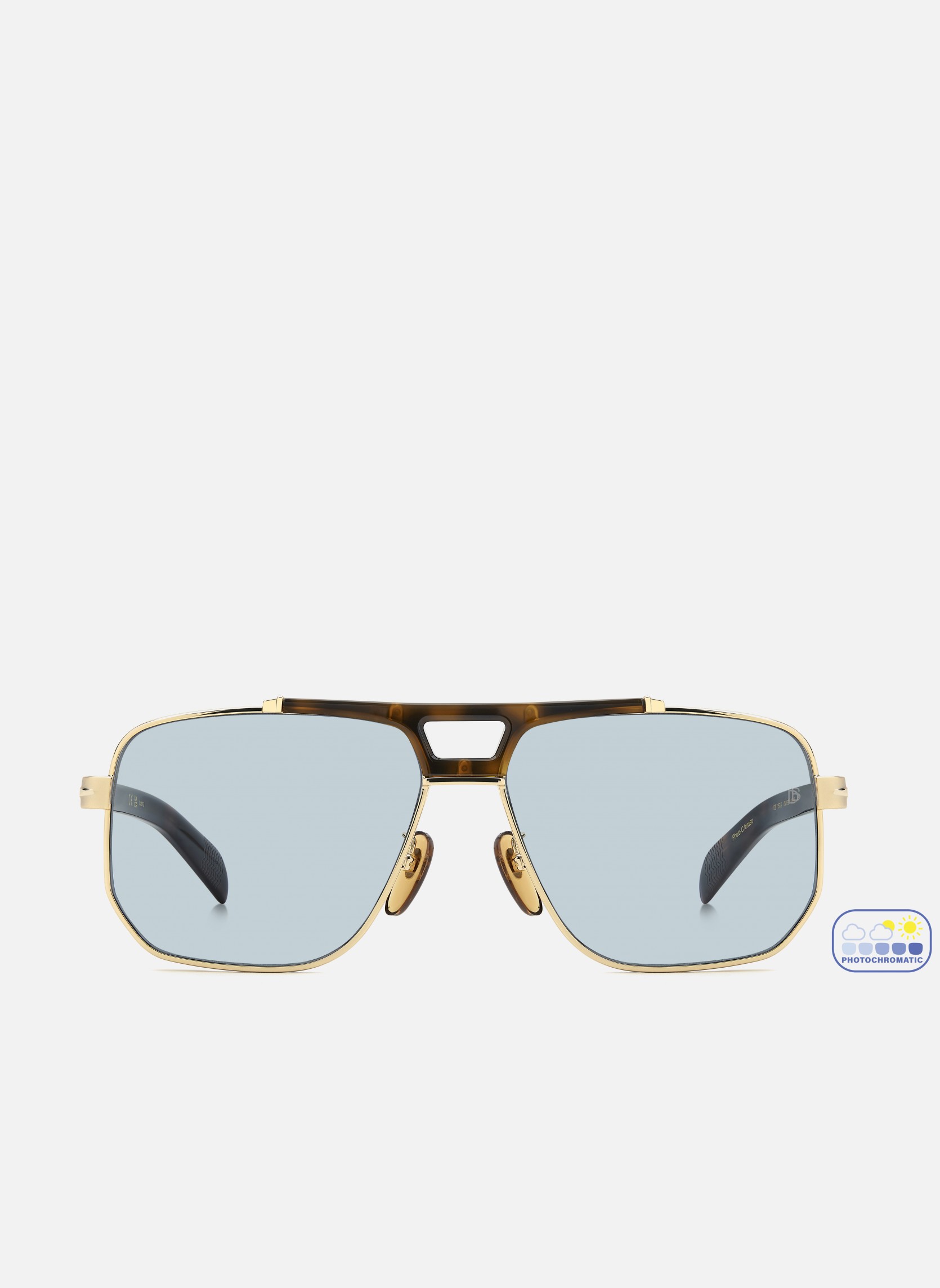 Lunettes de soleil homme or et bronze David Beckham Lunettes de soleil homme or et bronze Or