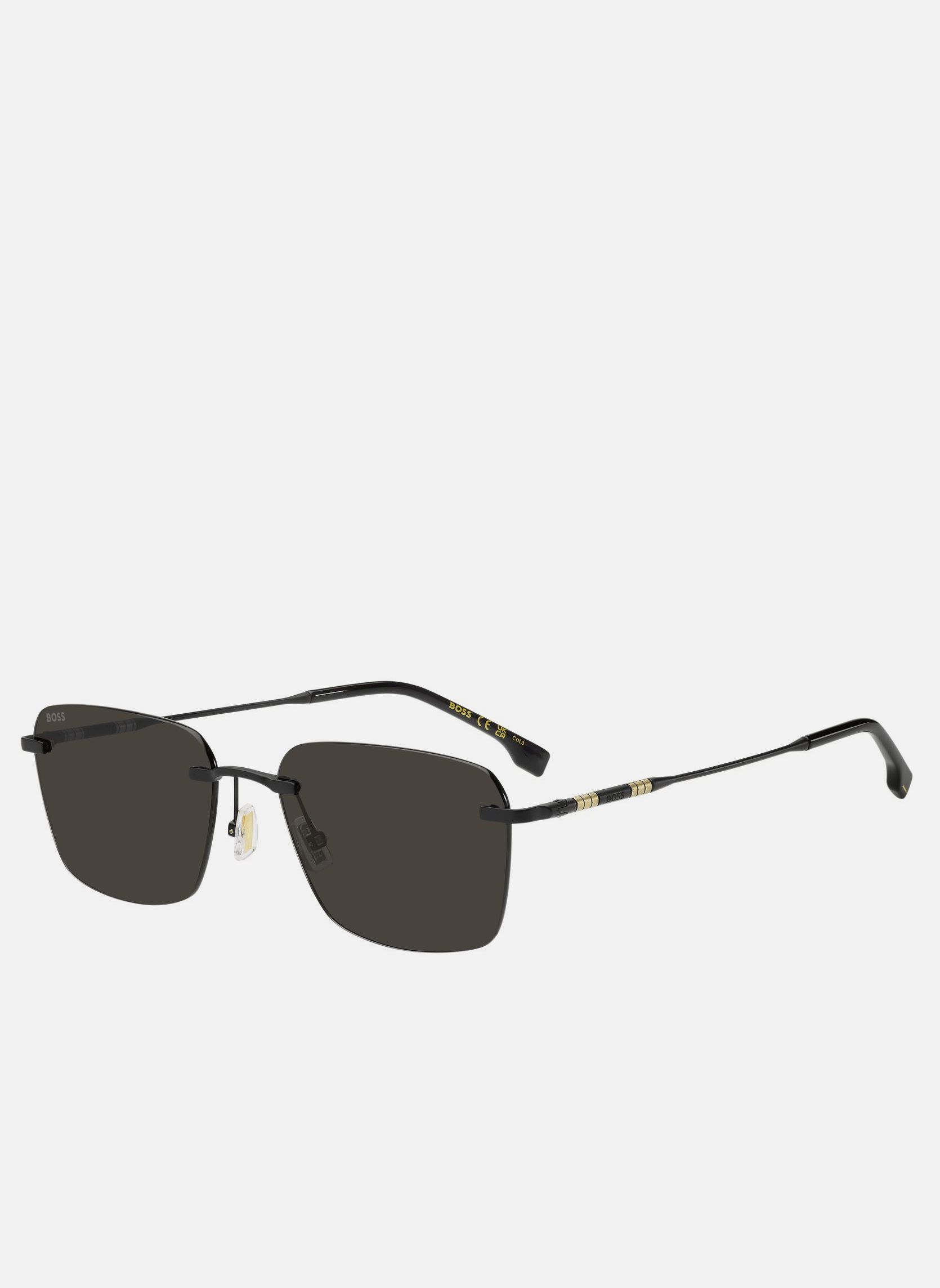 Lunettes de soleil homme noir Hugo Boss Lunettes de soleil homme noir Noir