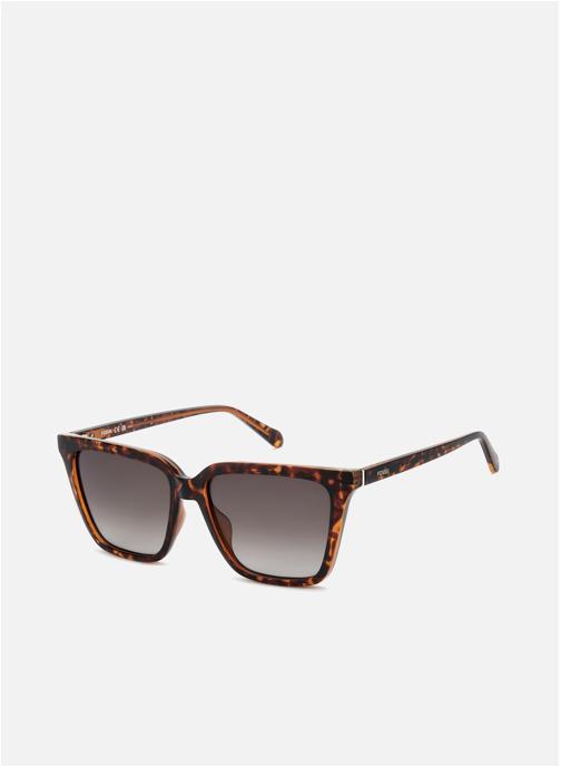 Fossil Lunettes de soleil femme marron