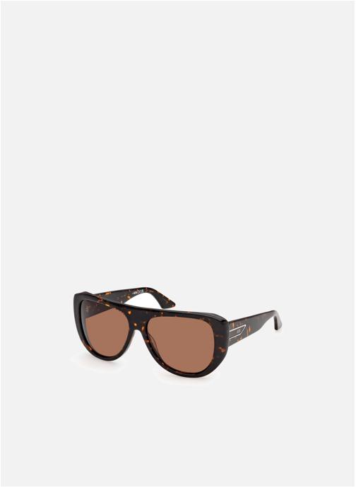 GCDS Lunettes de soleil homme marron