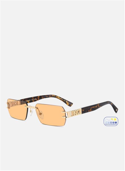 Dsquared2 Lunettes de soleil homme or et bronze