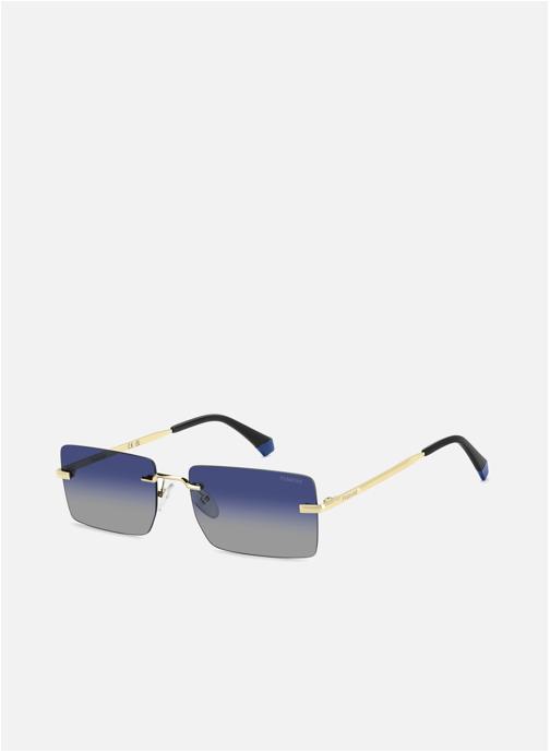 Polaroid Lunettes de soleil homme or et bronze