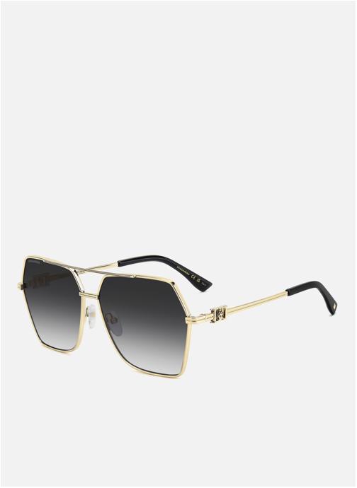 Dsquared2 Lunettes de soleil femme or et bronze