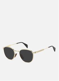 Lunettes de soleil homme or et bronze