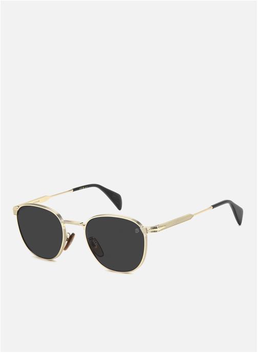 David Beckham Lunettes de soleil homme or et bronze