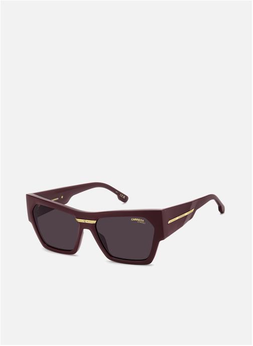 Carrera Lunettes de soleil femme rouge