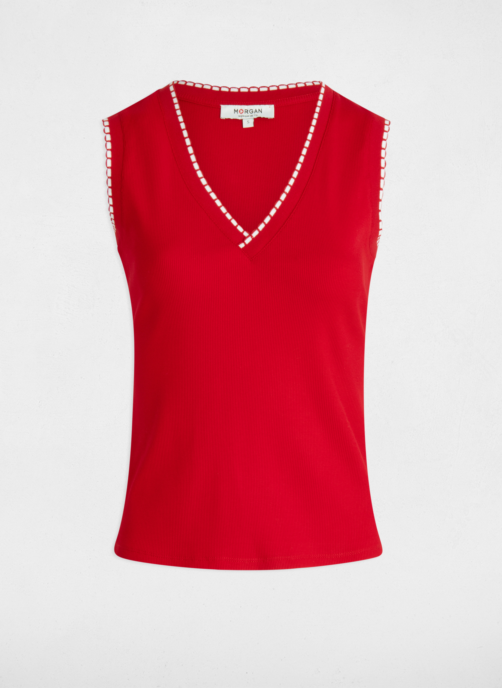 Débardeurs 251-DALBA femme rouge Morgan Débardeurs 251-DALBA femme rouge Rouge