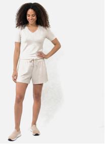 Tee-shirts T-shirt à manches courtes Femme Gris chiné femme beige Isotoner Tee-shirts T-shirt à manches courtes Femme Gris chiné femme beige Beige