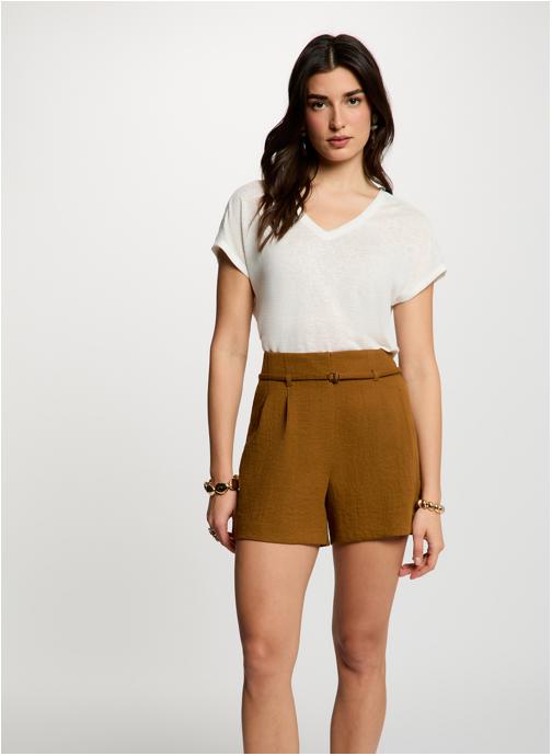 Morgan Tee-shirts 261-DSAMIR femme blanc