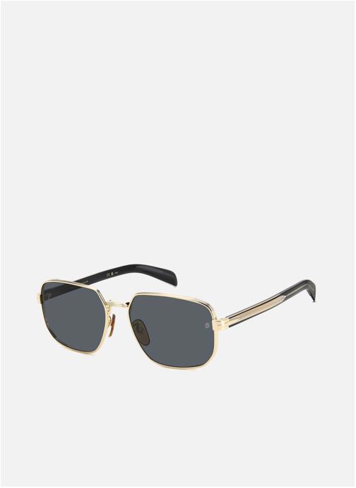 David Beckham Lunettes de soleil homme or et bronze
