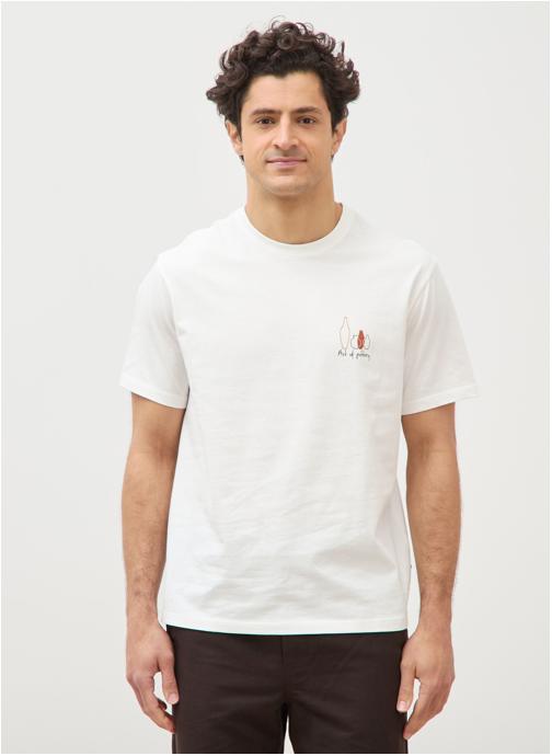 Bonobo Tee-shirts TEESHADEH homme blanc