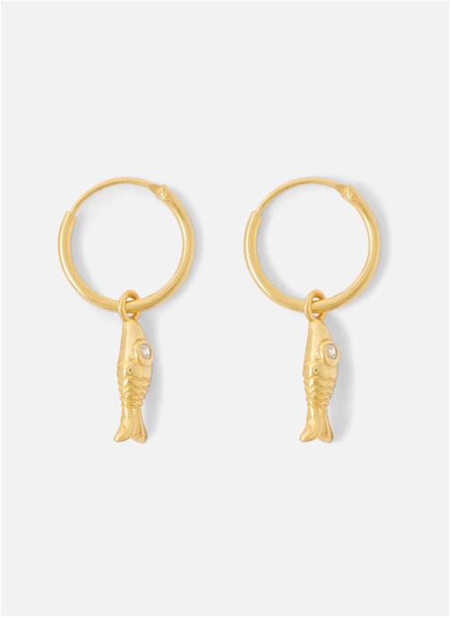 Balaboosté Boucles d'oreilles femme or et bronze