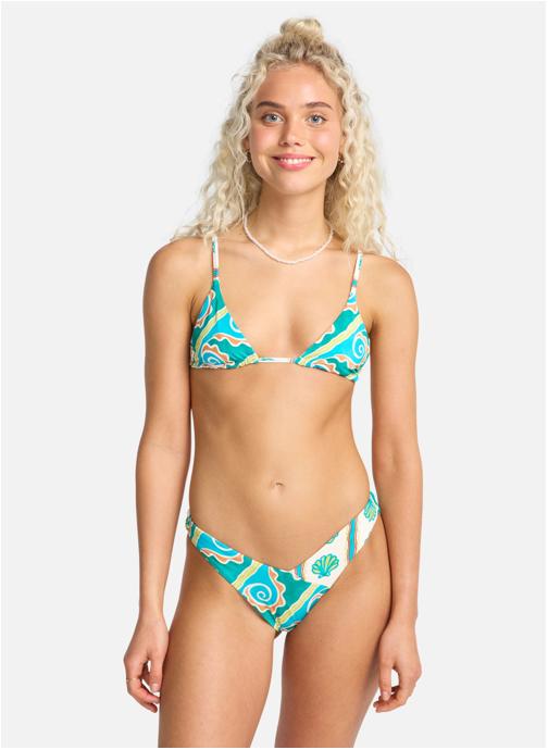 Billabong Hauts de maillot balconnet Salty Waves RV Mini Slide Tri femme bleu