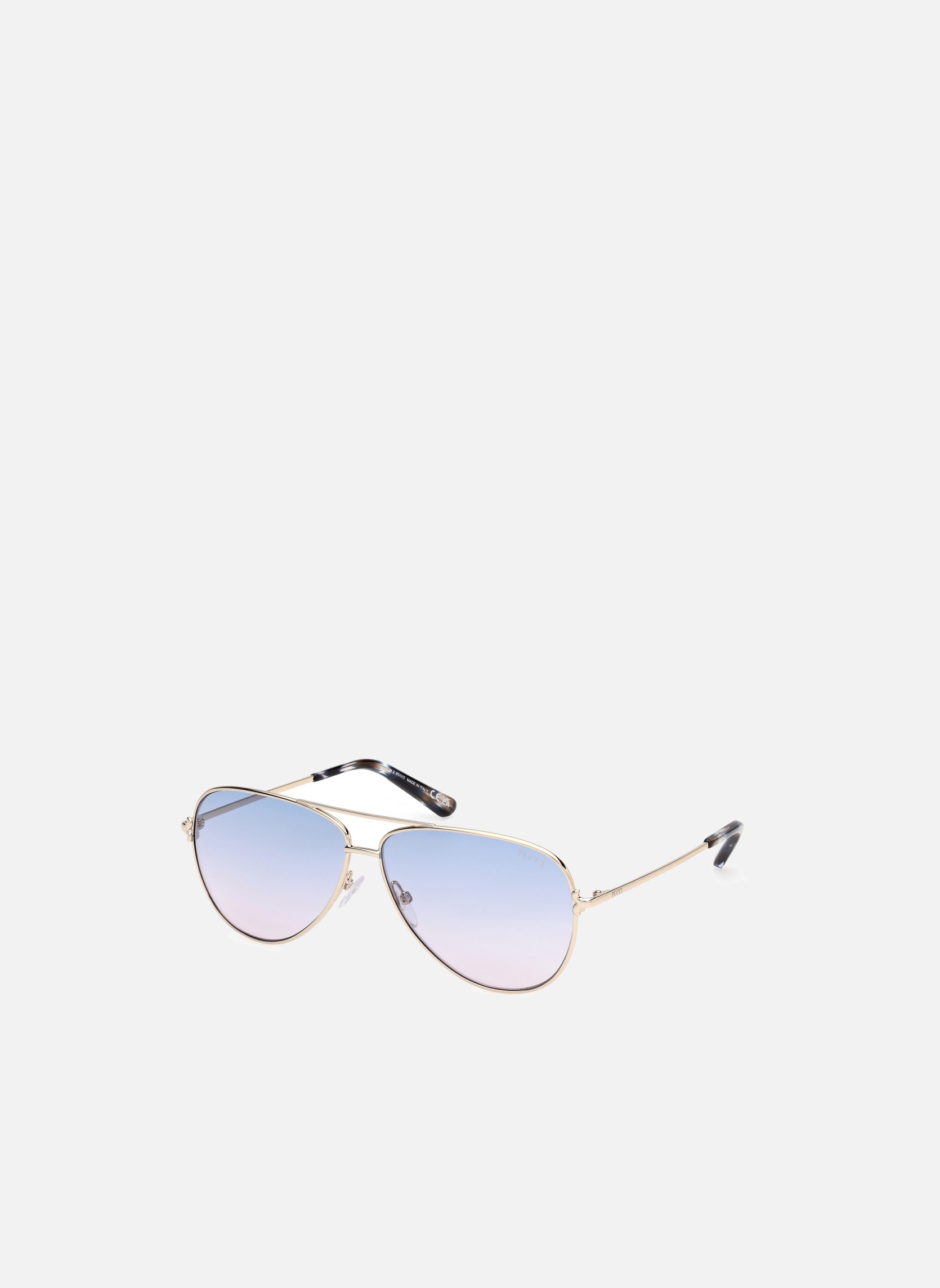 Lunettes de soleil femme or et bronze Emilio Pucci Lunettes de soleil femme or et bronze Or