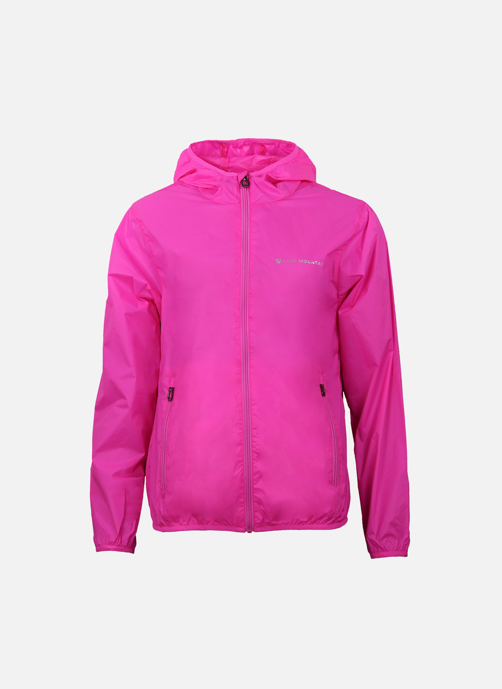 Vestes coupe-vents APLUIE femme rose Peak Mountain Vestes coupe-vents APLUIE femme rose Fuchsia