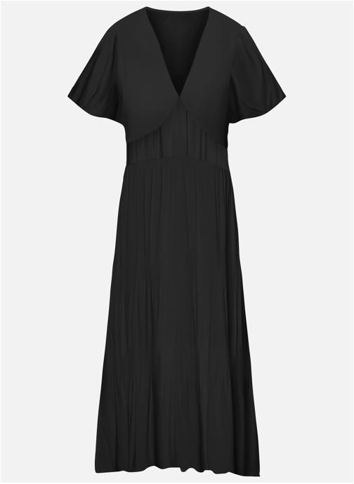 Vero Moda Robes Robe longue évasée - 10341554 femme noir