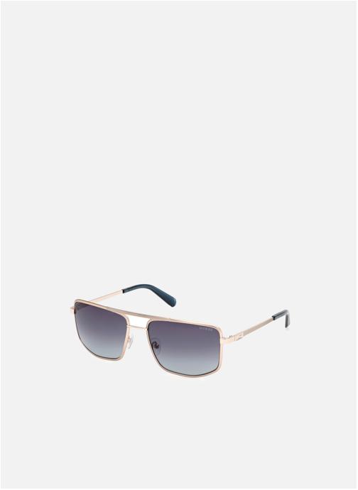Guess Lunettes de soleil homme or et bronze