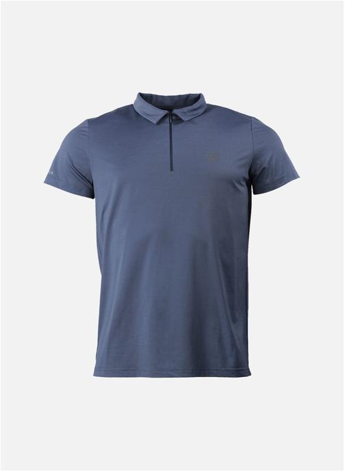 Peak Mountain Polos POLO TECHNIQUE MANCHES COURTES HOMME CHANCE Bleu Orage homme bleu