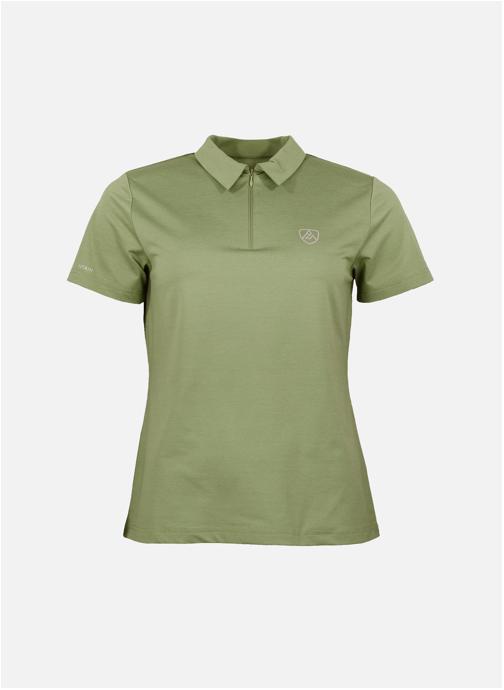 Peak Mountain Polos Polo manches courtes ACHANCE KAKI femme vert