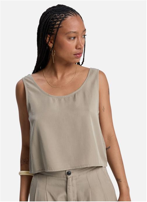 Quiksilver Débardeurs Vista femme beige