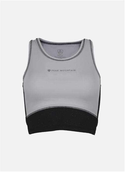 Peak Mountain Brassières Brassière de sport ALIGHT GRISLUNAIRE femme gris