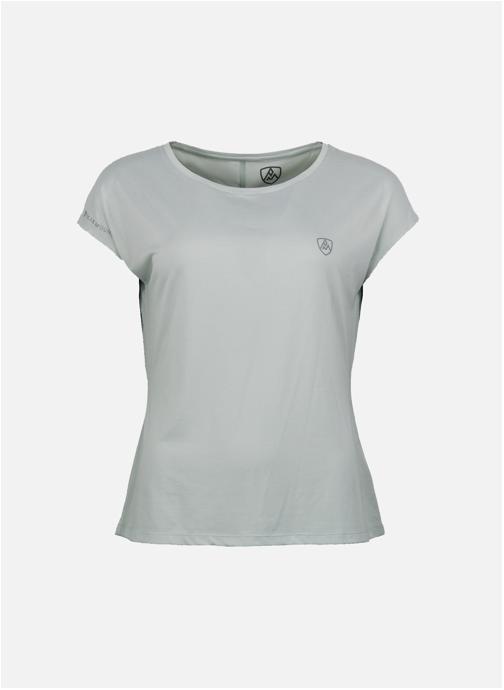 Peak Mountain Tee-shirts T-shirt technique manches courtes AZOKA GRIS CLAIR femme gris