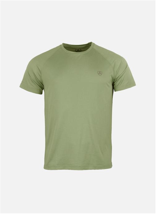 Peak Mountain Tee-shirts TEE-SHIRT TECHNIQUE CAZOKA HOMME Kaki Tilleul homme vert