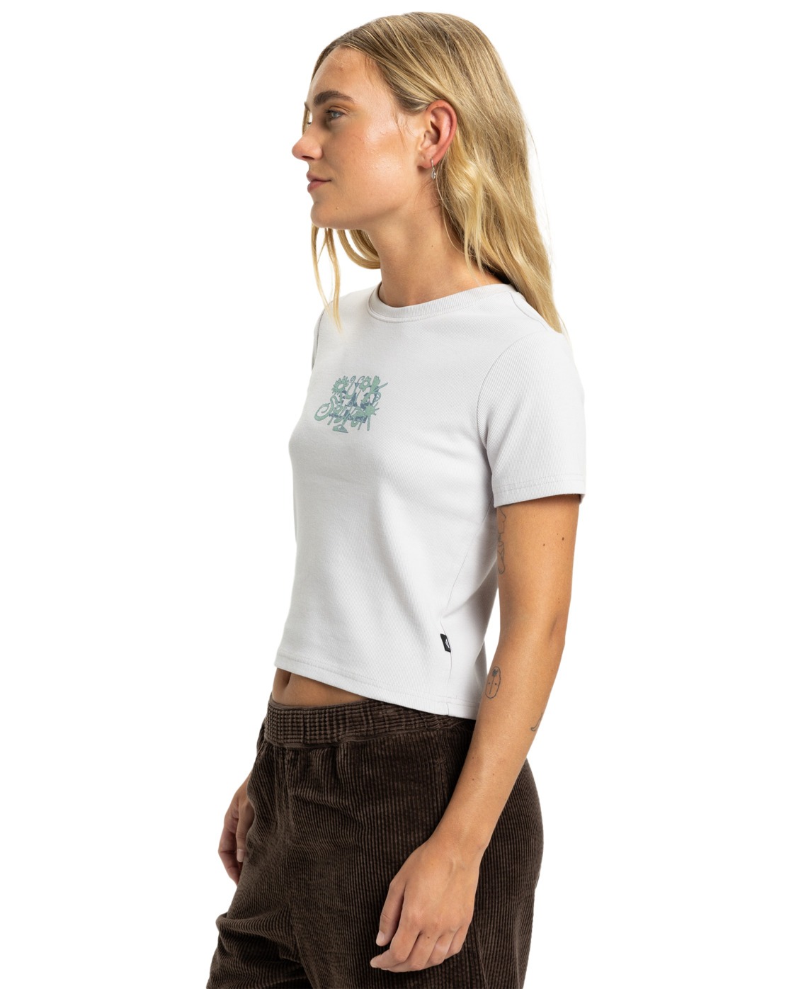 Tee-shirts Sunday femme blanc Quiksilver Tee-shirts Sunday femme blanc Blanc