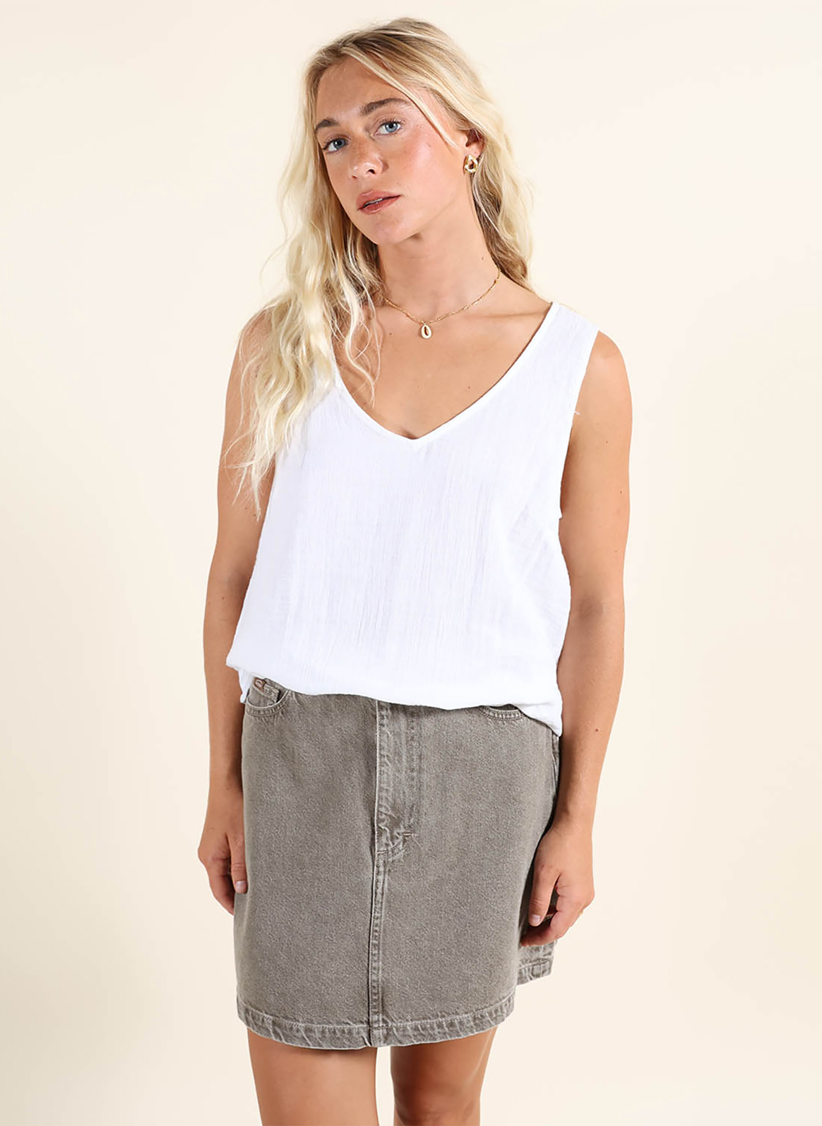 Tee-shirts DOMINGO femme blanc Oxbow Tee-shirts DOMINGO femme blanc Blanc