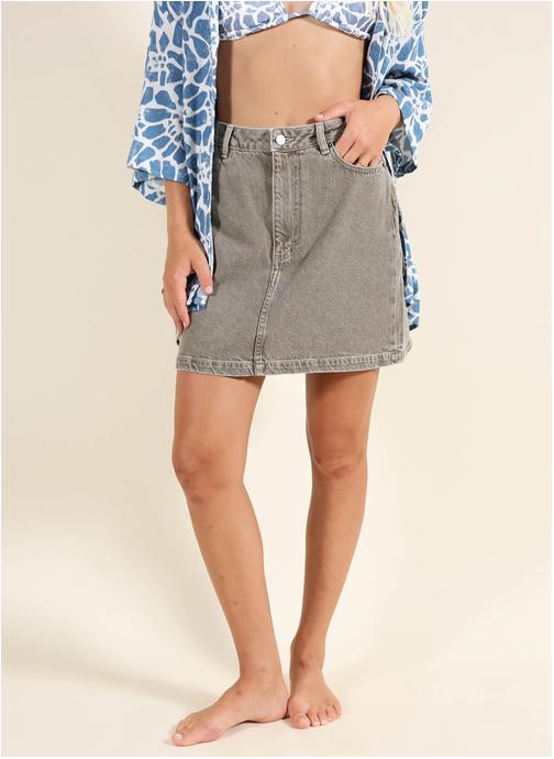 Oxbow Jupes mi-longues DENIM femme marron