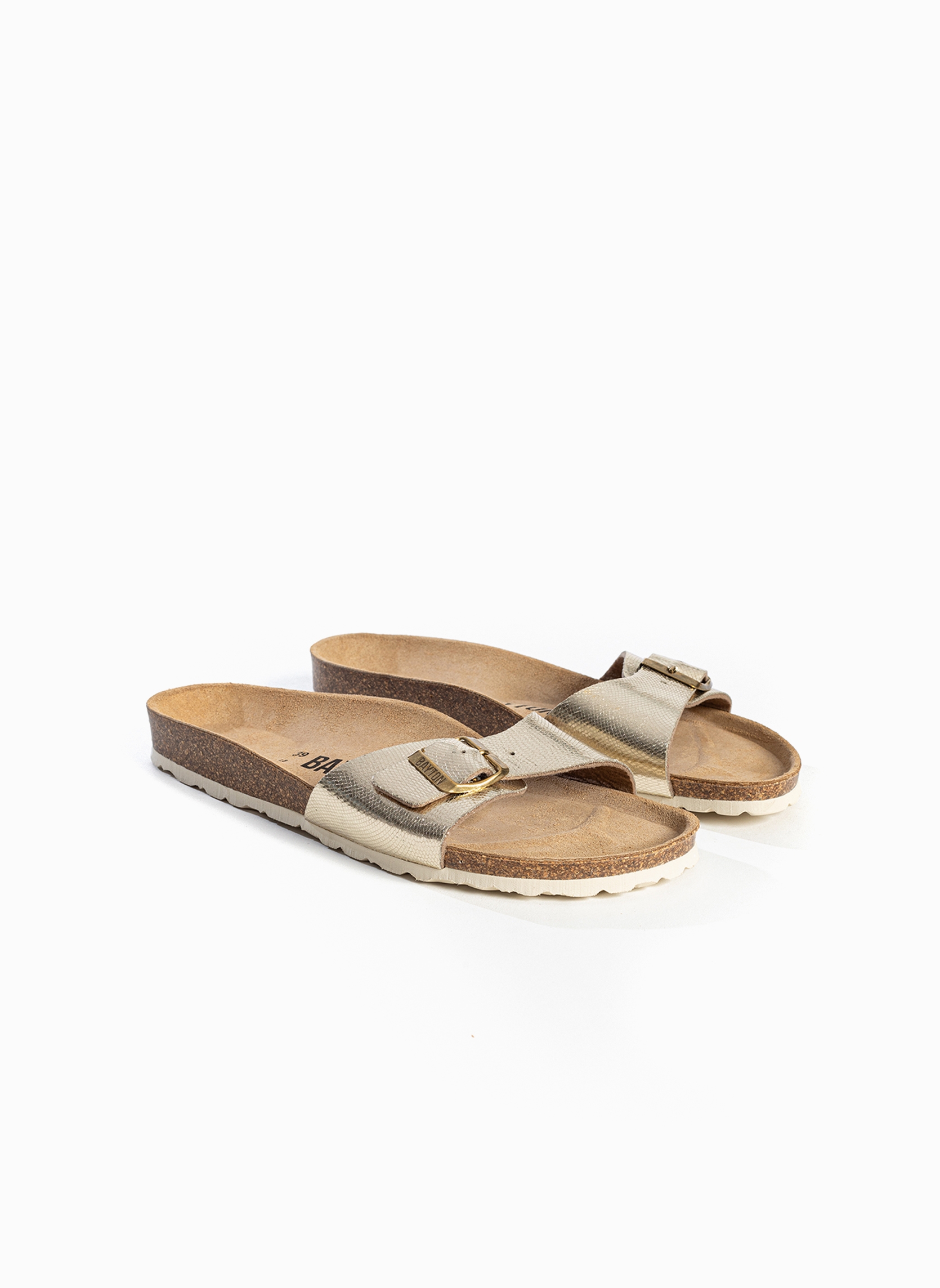 Sandales ZEPHYR femme or et bronze Bayton Sandales ZEPHYR femme or et bronze Or