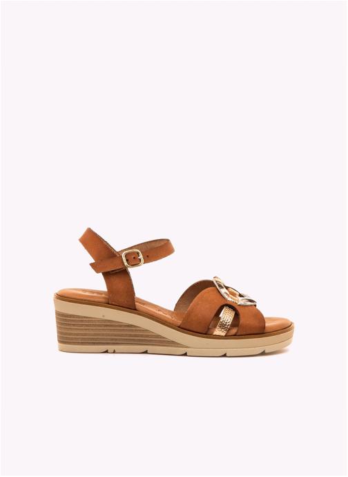MTNG Sandales Sandales compensées Femme MTNG MARIELA beige femme marron