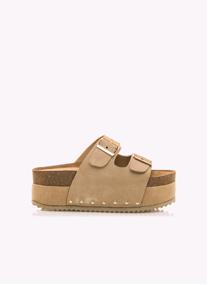 Sandales Sandales compensées Femme MTNG EVERLY marron femme marron