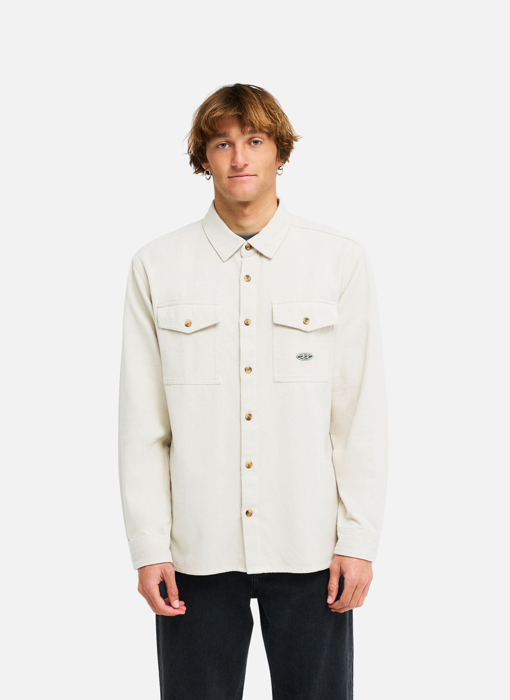 Chemises Since 73 Del Mar Flannel homme beige Billabong Chemises Since 73 Del Mar Flannel homme beige Beige