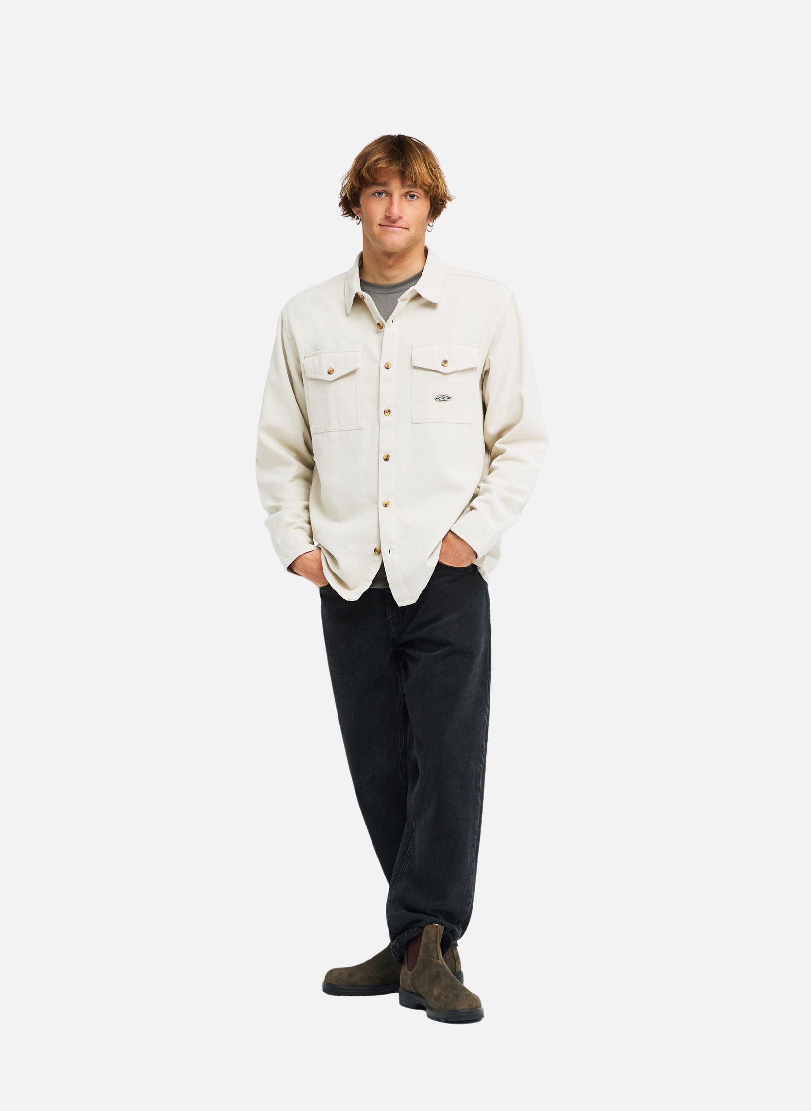 Chemises Since 73 Del Mar Flannel homme beige Billabong Chemises Since 73 Del Mar Flannel homme beige Beige