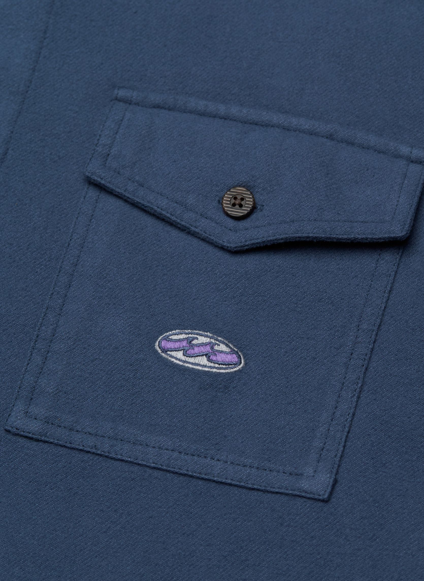 Chemises Since 73 Del Mar Flannel homme bleu Billabong Chemises Since 73 Del Mar Flannel homme bleu Bleu