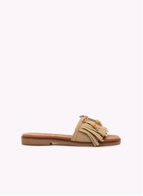 Sandales Sandales plates Femme MTNG ALYSA marron femme marron