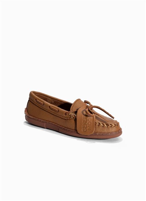 Minnetonka Mocassins Moosehide Classic femme marron