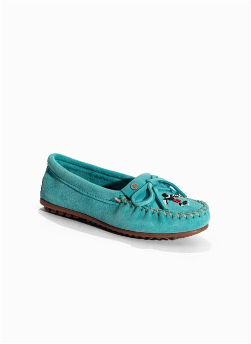 Minnetonka Mocassins Thunderbird Animikii femme bleu