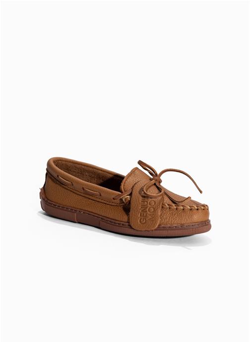 Minnetonka Mocassins Moosehide Classic femme marron